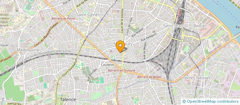 localisation de l'entreprise MADAME CLARA GUICHARD  BORDEAUX