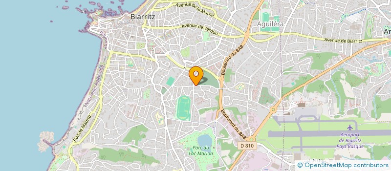 localisation de l'entreprise MADAME CLARA GUIZARD à BIARRITZ