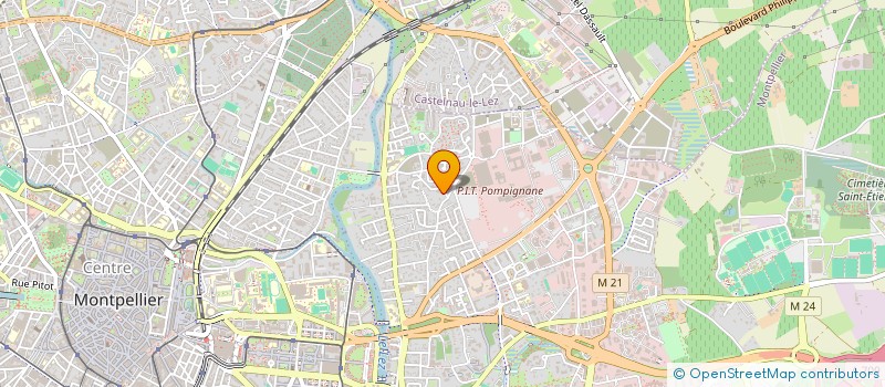 localisation de l'entreprise MADAME CLARA GUTIERREZ  MONTPELLIER