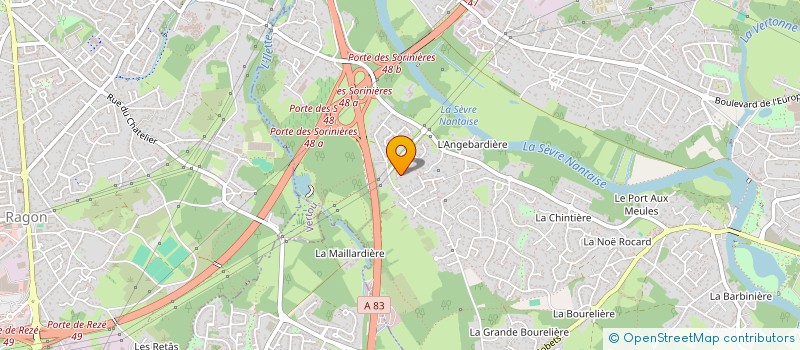 localisation de l'entreprise MADAME CLARA HACOUT à VERTOU