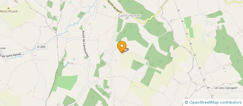localisation de l'entreprise MADAME CLARA HARDY  SAINT-HYMER