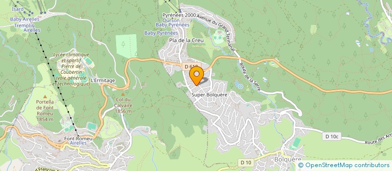 localisation de l'entreprise MADAME CLARA HEBRARD  BOLQUERE