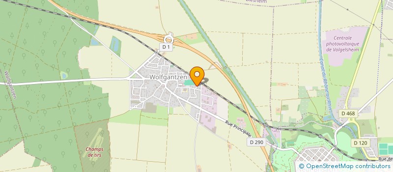 localisation de l'entreprise MADAME CLARA HEITZLER  WOLFGANTZEN