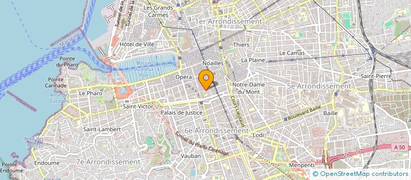 localisation de l'entreprise MADAME CLARA HERKERT à MARSEILLE
