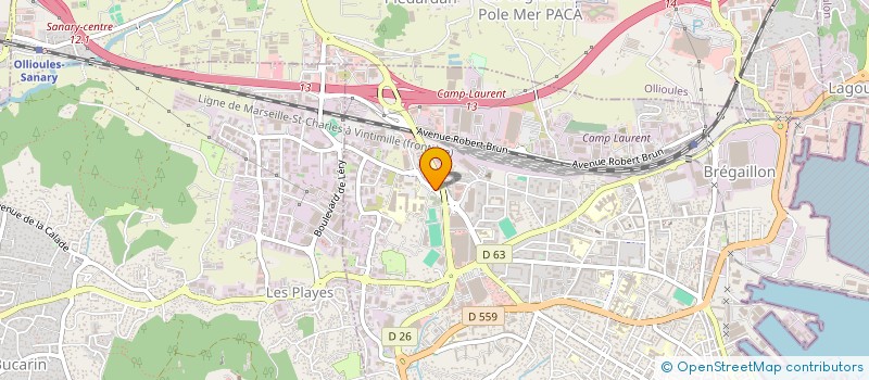 localisation de l'entreprise MADAME CLARA HERMITTE  LA SEYNE SUR MER