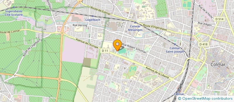 localisation de l'entreprise MADAME CLARA HERTZ  COLMAR