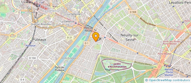 localisation de l'entreprise MADAME CLARA HERVOUET à NEUILLY-SUR-SEINE