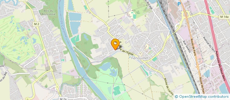 localisation de l'entreprise MADAME CLARA HOSXE  FENOUILLET