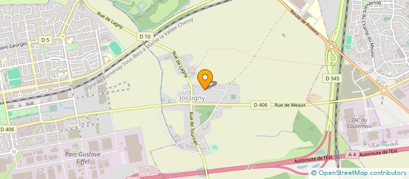 localisation de l'entreprise MADAME CLARA HUGON  JOSSIGNY