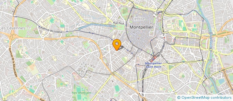 localisation de l'entreprise MADAME CLARA HURIER à MONTPELLIER