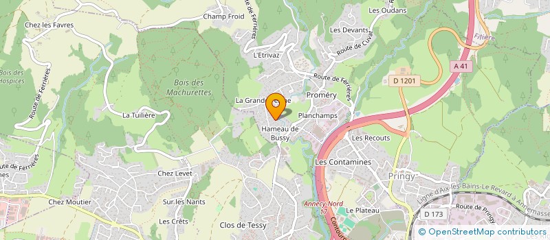 localisation de l'entreprise MADAME CLARA ISEPPI  ANNECY