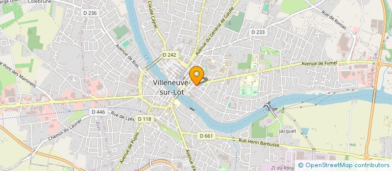 localisation de l'entreprise MADAME CLARA IVANOVITCH  VILLENEUVE-SUR-LOT