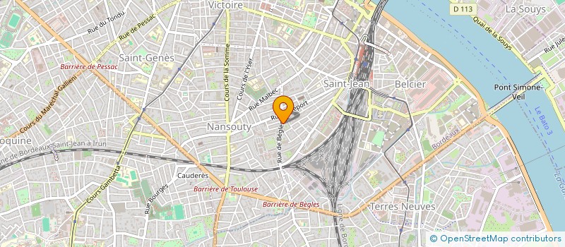 localisation de l'entreprise MADAME CLARA JOBERT  BORDEAUX