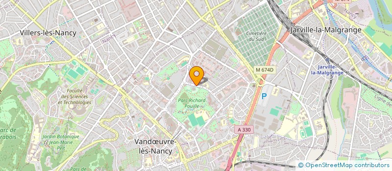 localisation de l'entreprise MADAME CLARA JOLLIOT  VANDUVRE-LES-NANCY