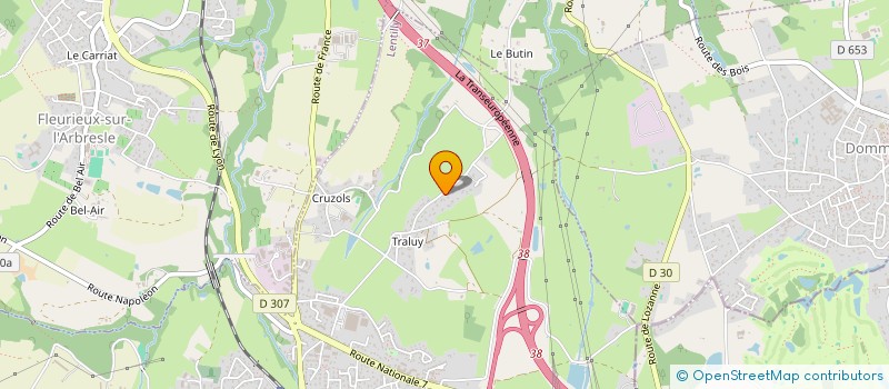 localisation de l'entreprise MADAME CLARA JOURNOUD  LENTILLY