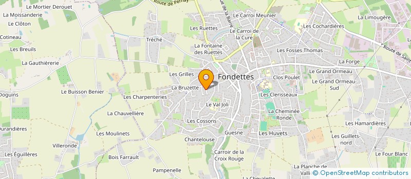 localisation de l'entreprise MADAME CLARA JULIETTE ANDRE MAGNIER à FONDETTES