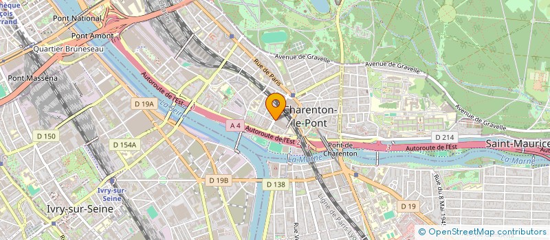 localisation de l'entreprise MADAME CLARA KIMAZ  CHARENTON-LE-PONT