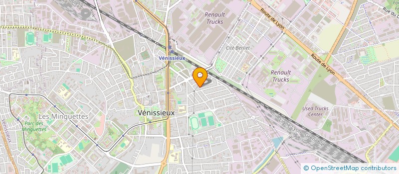 localisation de l'entreprise MADAME CLARA LABONDE  VENISSIEUX