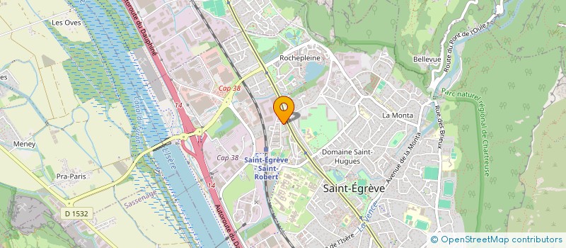 localisation de l'entreprise MADAME CLARA LADAKIS  SAINT-EGREVE