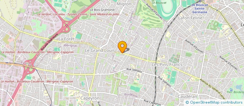 localisation de l'entreprise MADAME CLARA LAFOND à BORDEAUX