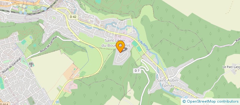 localisation de l'entreprise MADAME CLARA LAHAYE  SAINT-LEGER-DU-BOURG-DENIS