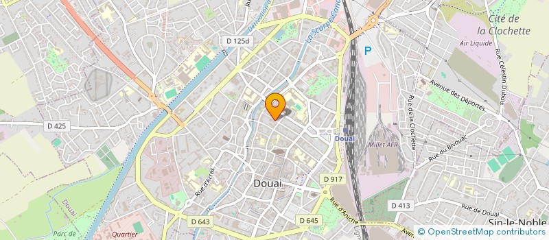 localisation de l'entreprise MADAME CLARA LALUC  DOUAI