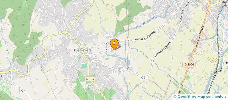 localisation de l'entreprise MADAME CLARA LAMOTTE  PIERREVERT