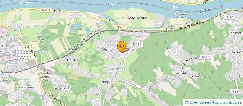 localisation de l'entreprise MADAME CLARA LAPEGUE  LAHONCE