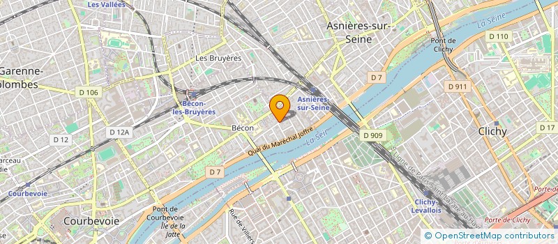 localisation de l'entreprise MADAME CLARA LASRY à COURBEVOIE