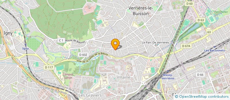 localisation de l'entreprise MADAME CLARA LATHUILLIERE à VERRIERES-LE-BUISSON