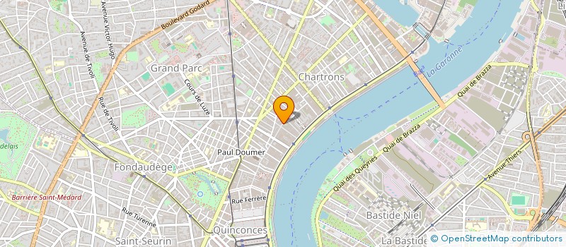 localisation de l'entreprise MADAME CLARA LAUGA  BORDEAUX