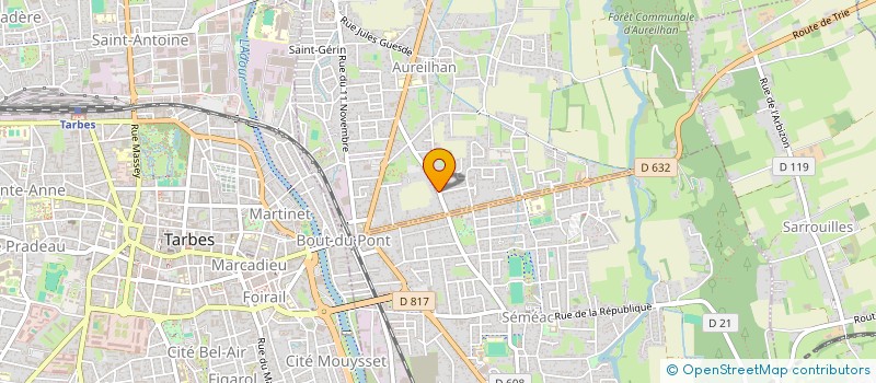 localisation de l'entreprise MADAME CLARA LAVEDAN  CHIS