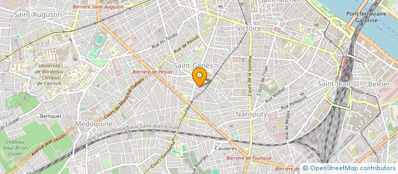 localisation de l'entreprise MADAME CLARA LE BARBIER LACOUTURE  BORDEAUX