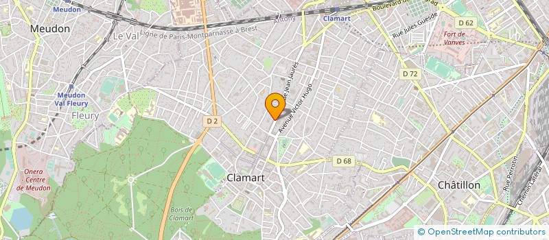 localisation de l'entreprise MADAME CLARA LE BERRE à CLAMART