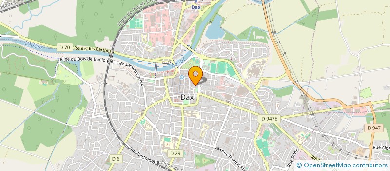 localisation de l'entreprise MADAME CLARA LE FLEM  DAX