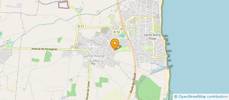 localisation de l'entreprise MADAME CLARA LE GOFF  SAINTE-MARIE-LA-MER