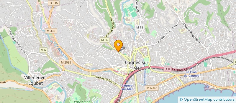 localisation de l'entreprise MADAME CLARA LE NOUY à CAGNES-SUR-MER