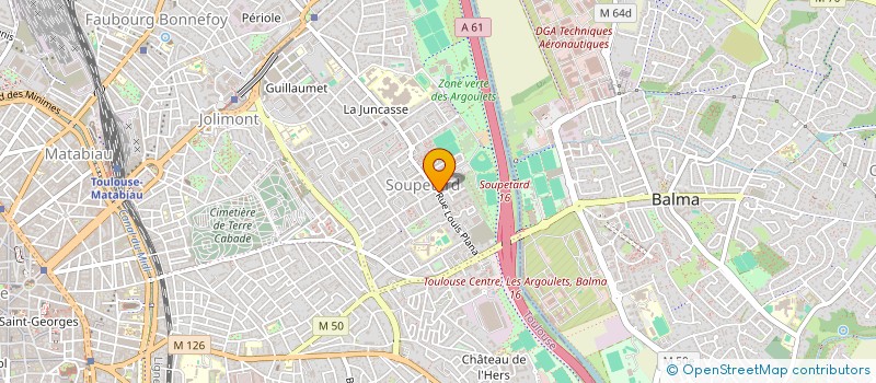 localisation de l'entreprise MADAME CLARA LECLERC  TOULOUSE