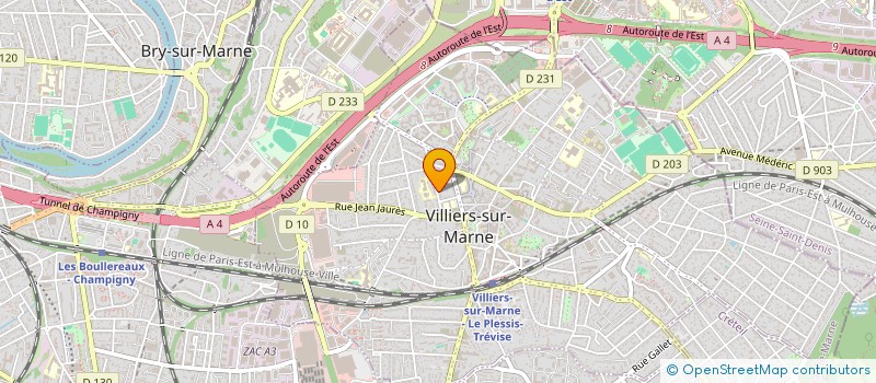 localisation de l'entreprise MADAME CLARA LECOMTE à VILLIERS-SUR-MARNE