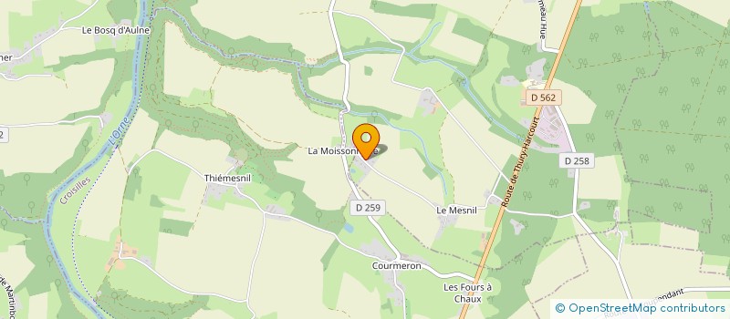 localisation de l'entreprise MADAME CLARA LECONTE  LES MOUTIERS-EN-CINGLAIS