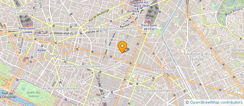 localisation de l'entreprise MADAME CLARA LEDUC  PARIS