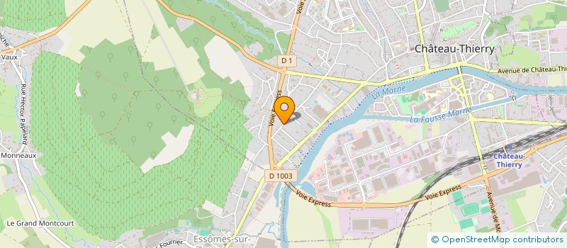 localisation de l'entreprise MADAME CLARA LEFEVRE  CHATEAU-THIERRY