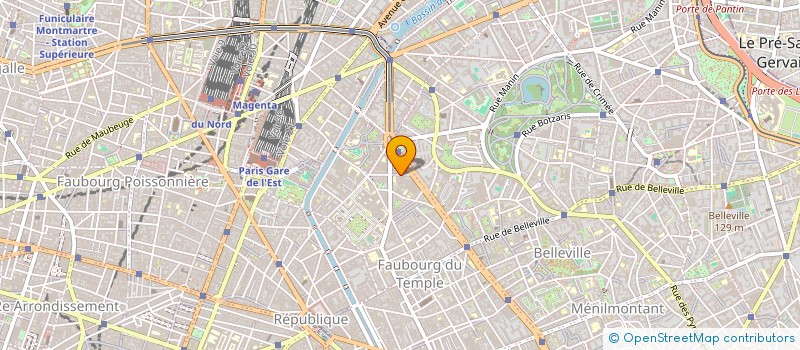 localisation de l'entreprise MADAME CLARA LEFORT à PARIS