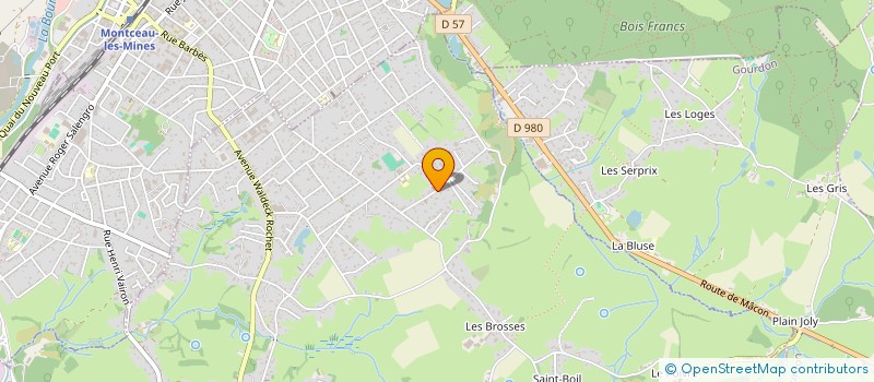 localisation de l'entreprise MADAME CLARA LEGARE  SAINT-VALLIER