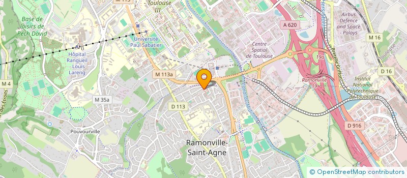 localisation de l'entreprise MADAME CLARA LENORET  RAMONVILLE-SAINT-AGNE