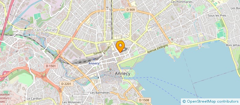 localisation de l'entreprise MADAME CLARA LEONARDI à ANNECY