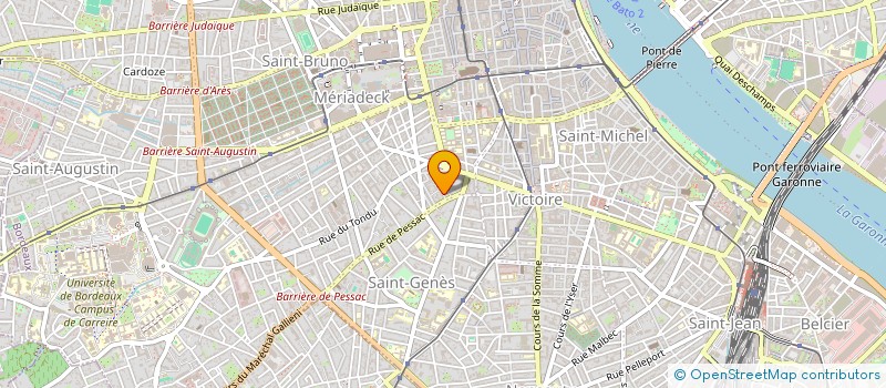 localisation de l'entreprise MADAME CLARA LEPEYTRE  BORDEAUX