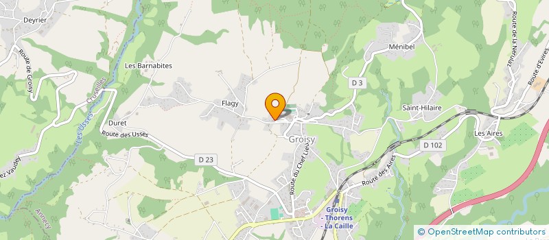 localisation de l'entreprise MADAME CLARA LEROY  GROISY