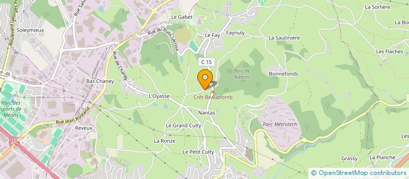 localisation de l'entreprise MADAME CLARA LIABOT  SAINT-JEAN-BONNEFONDS