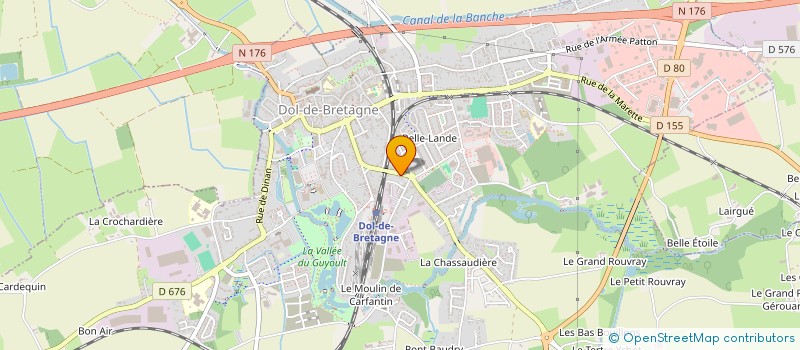 localisation de l'entreprise MADAME CLARA LINA  DOL-DE-BRETAGNE